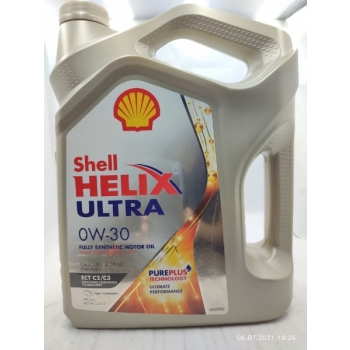 Моторное масло Shell Helix Ultra ECT 0W-30, C2/C3 PURE PLUS 4л