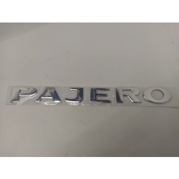 Эмблема надпись PAJERO хромированная большие буквы