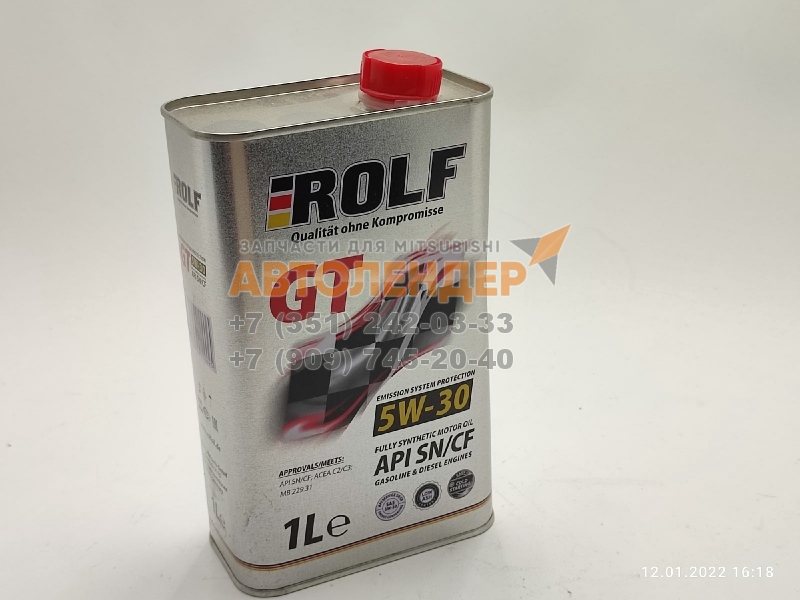 Масло моторное ROLF 5W-30 GT SN/CF 1л.