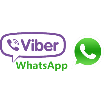 Мессенджеры Viber и WhatsApp