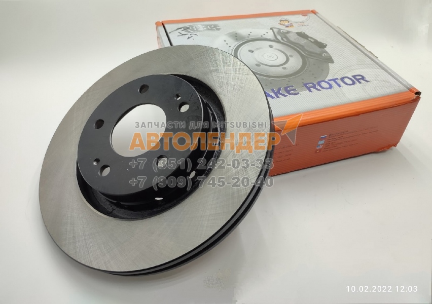 Тормозной диск MITSUBISHI Outlander 2.0/2.4/T/4WD 05/03-