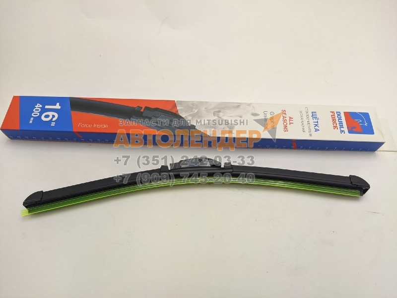 Дворник 16*400 мм Double force DFF16 бескаркасный
