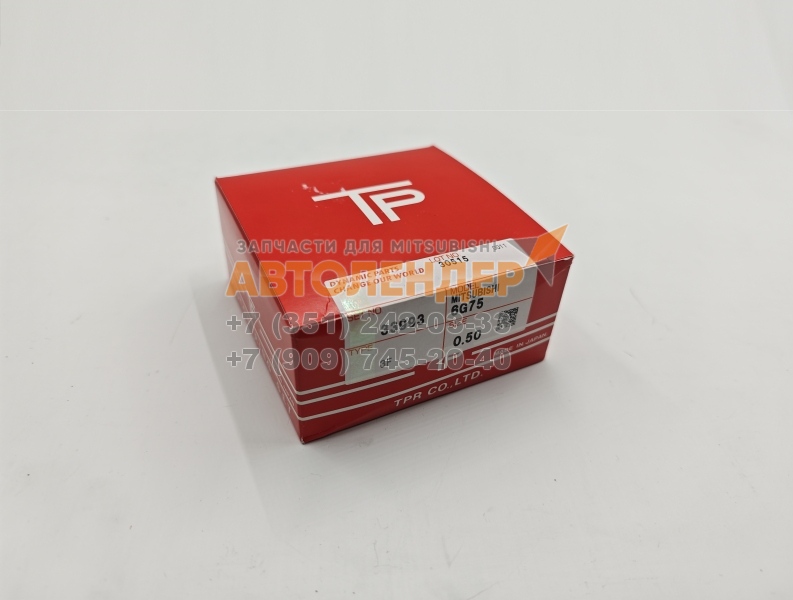 Кольца поршневые MITSUBISHI PAJERO IV ДВС 6G75 - аналог TP (ремонт +0,5)