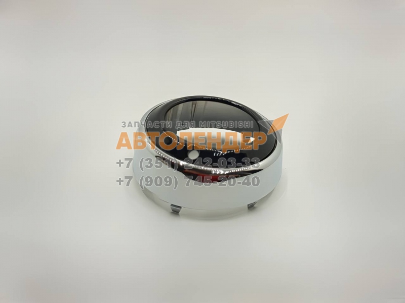 Передняя правая оправа ПТФ Mitsubishi OUTLANDER 10-12. Цвет: хром + черный