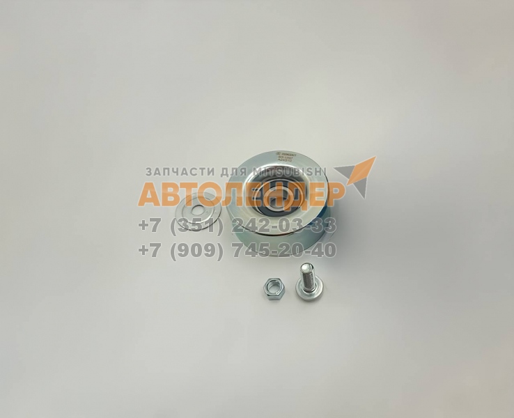 Ролик натяжной приводного ремня без натяжителя для MITSUBISHI Pajero Montero. ДВС 6G72, 6G74, 6G75