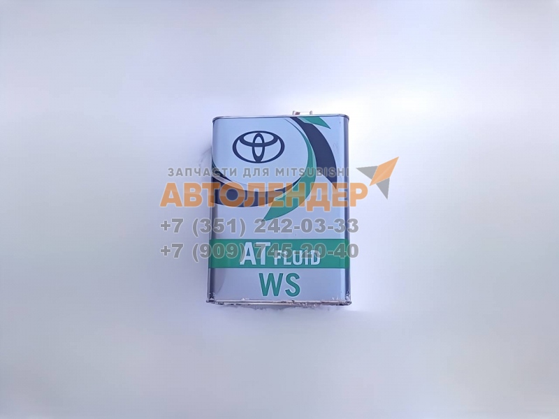 Масло трансмиссионное TOYOTA ATF WS 4 литра