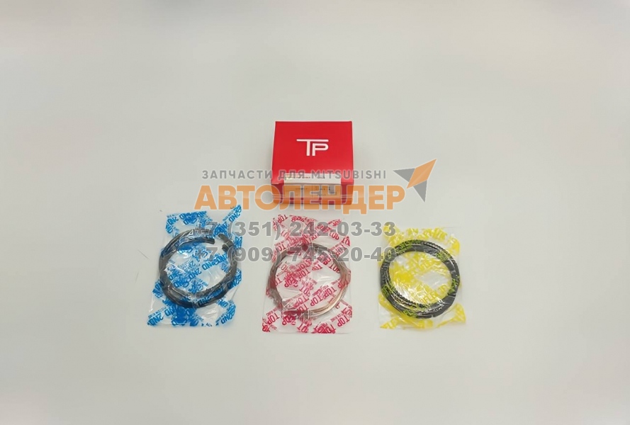 Кольца поршневые для MITSUBISHI Legnum, Galant; ДВС 2,4 4G64 GDI. Ремонт +0.5
