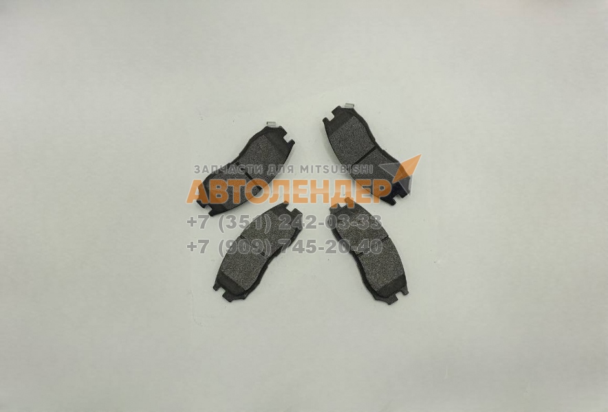 Колодки тормозные передние для Mitsubishi Lancer IV, Galant V-VI, Colt IV
