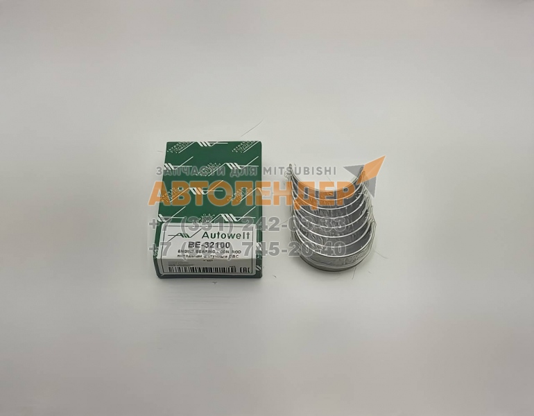 Вкладыши шатунные для MITSUBISHI Lancer. ДВС 1,3 4G13, 1,5 4G15, 1,6 4G18. Стандарт