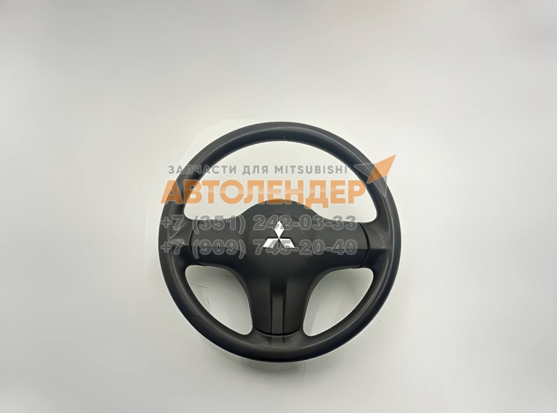 Рулевое колесо оригинальное контрактное Mitsubishi Lancer IX рестайлинг. 3 спицы.