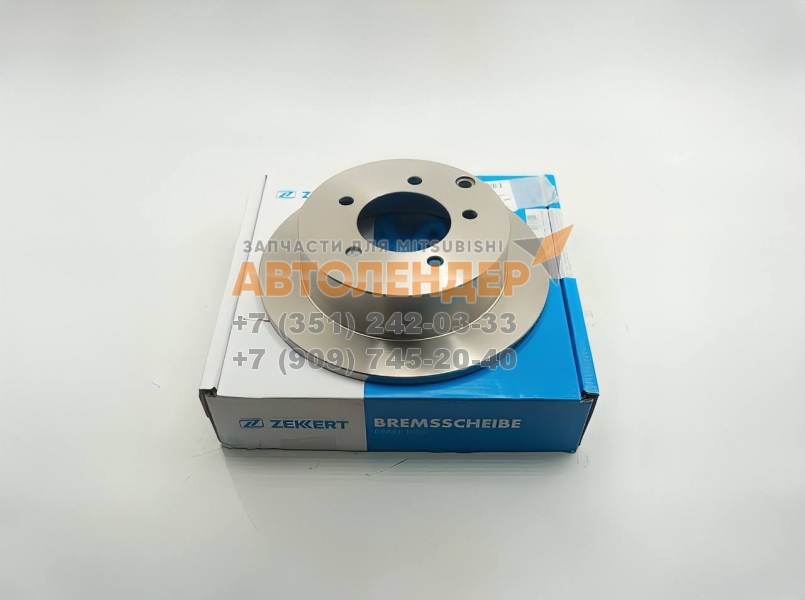 Диск тормозной задний вентилируемый Mitsubishi Lancer X 07-. ДВС 4B10, 4B11, 4A91 CY#
