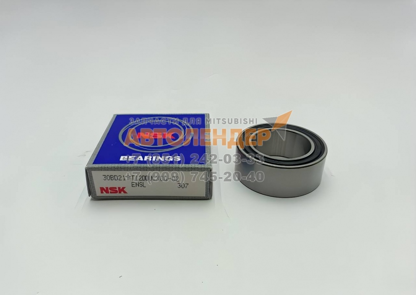 Подшипник муфты кондиционера Mitsubishi Lancer, Colt, Carisma. ДВС 4G92. Toyota ДВС 1NZ. 30x47x18