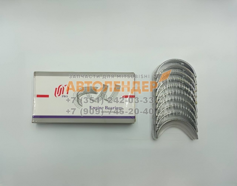 Вкладыши коренные ремонтные +0,50 Mitsubishi Lancer X, ASX, Outlander XL. ДВС 1,8 4B10, 2,0 4B11, 2,4 4B12