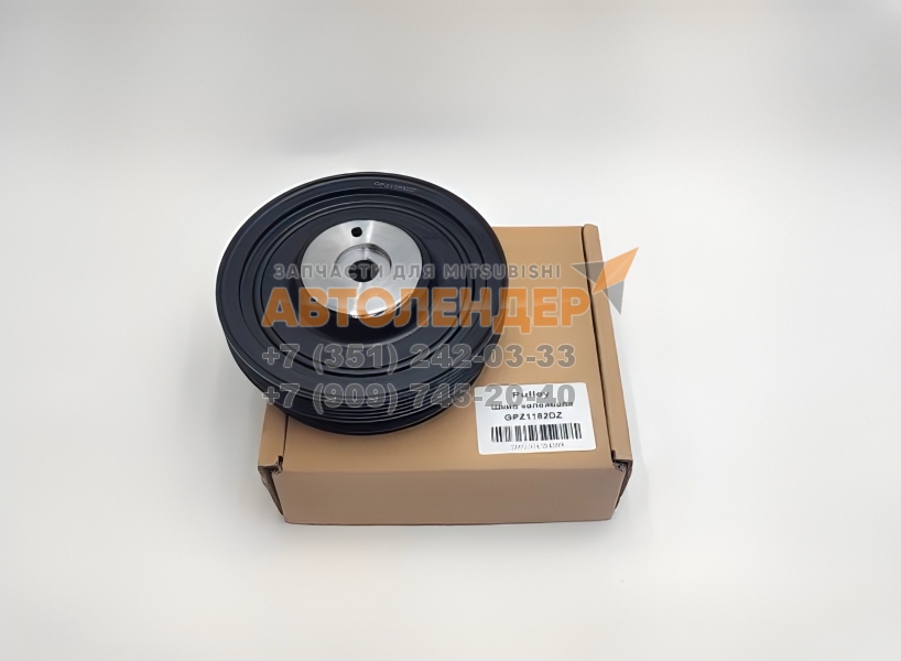 Шкив коленвала MITSUBISHI Lancer, Cedia. ДВС 1,5 4G15, 1,6 4G18