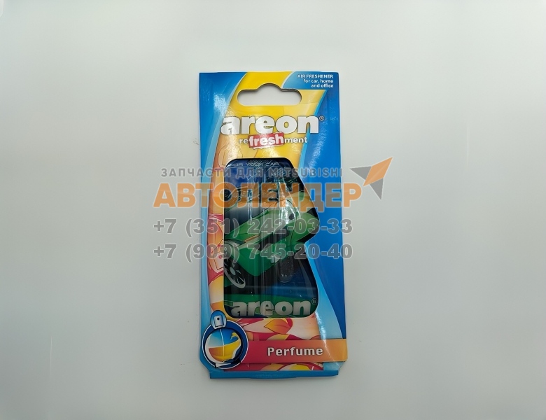 Ароматизатор на зеркало Areon Refreshment гелевый. Парфюм