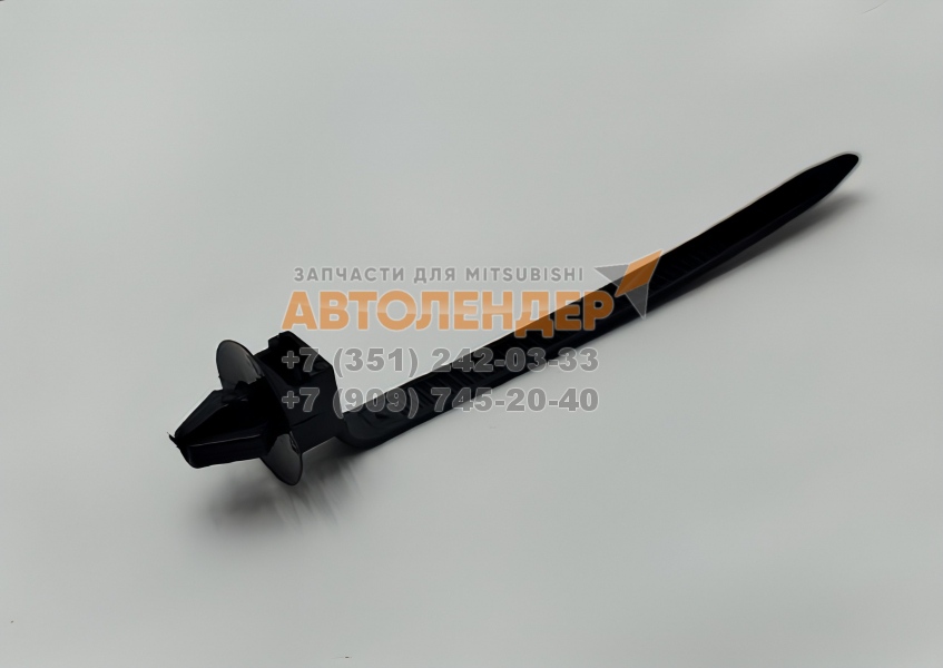 Клипса-хомут для крепления электрической проводки. Малая: длина 80мм
