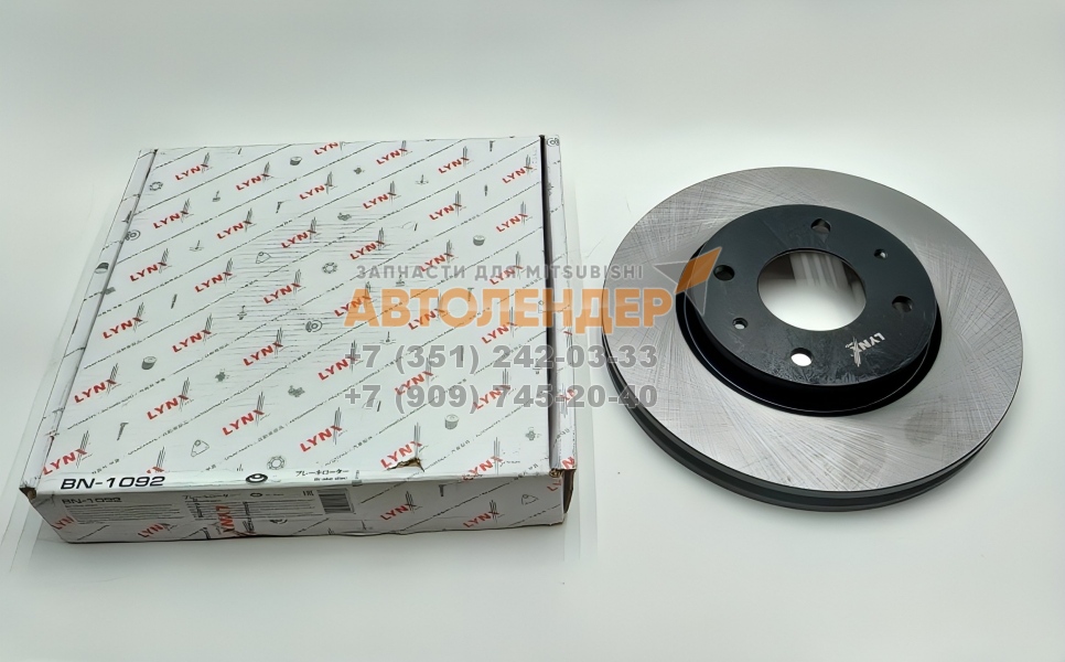 Диск тормозной передний MITSUBISHI Lancer IX. ДВС 1,3, 1,6