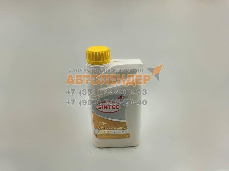 ЧЗ. Антифриз Sintec ANTIFREEZE GOLD. Желтый 1 кг.