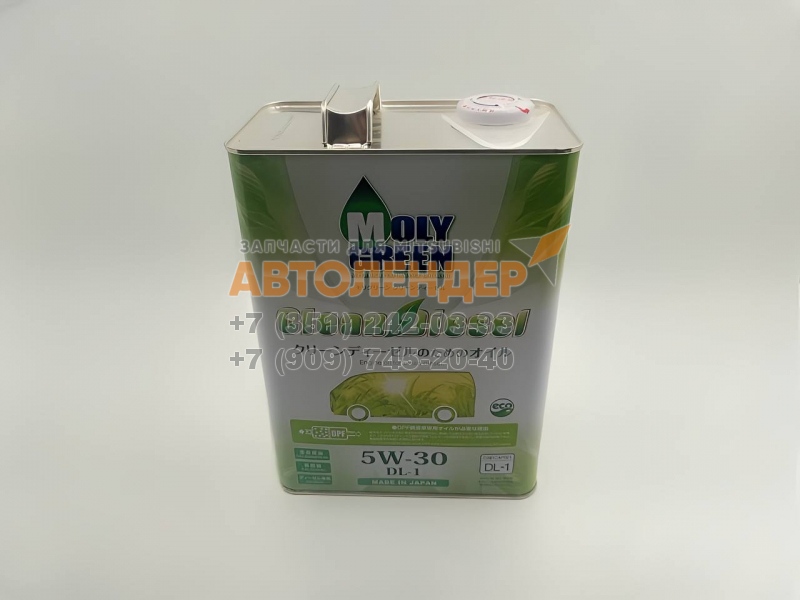 ЧЗ. Масло моторное 5W-30 для дизельных двигателей MITSUBISHI MOLYGREEN Clean Diesel DL-1, 4 л.