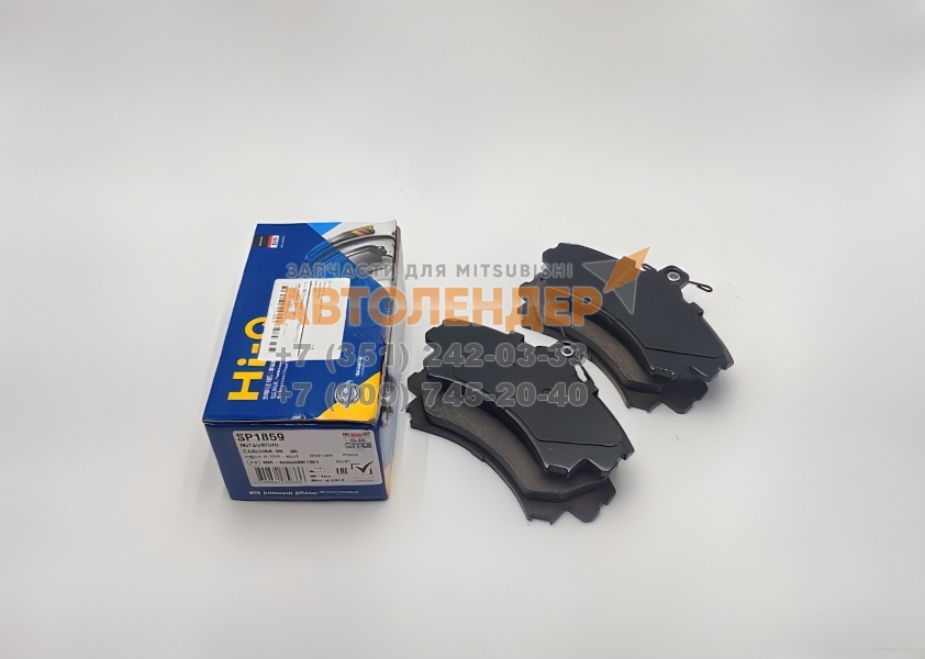 Колодки тормозные передние MITSUBISHI Carisma 97-06, Colt VI 04-, Space Star 98-04