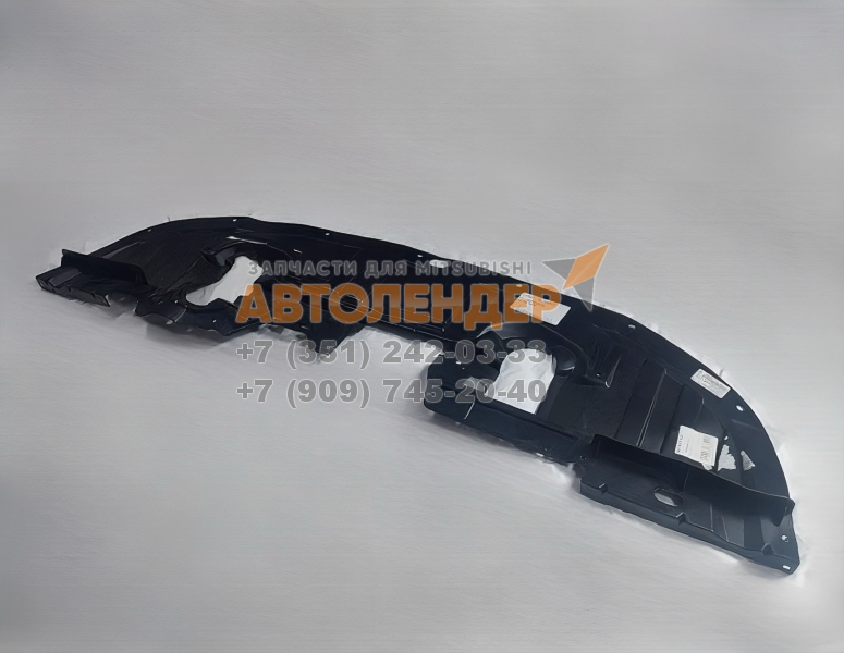 Защита под передний бампер MITSUBISHI LANCER X 10- рестайлинг -