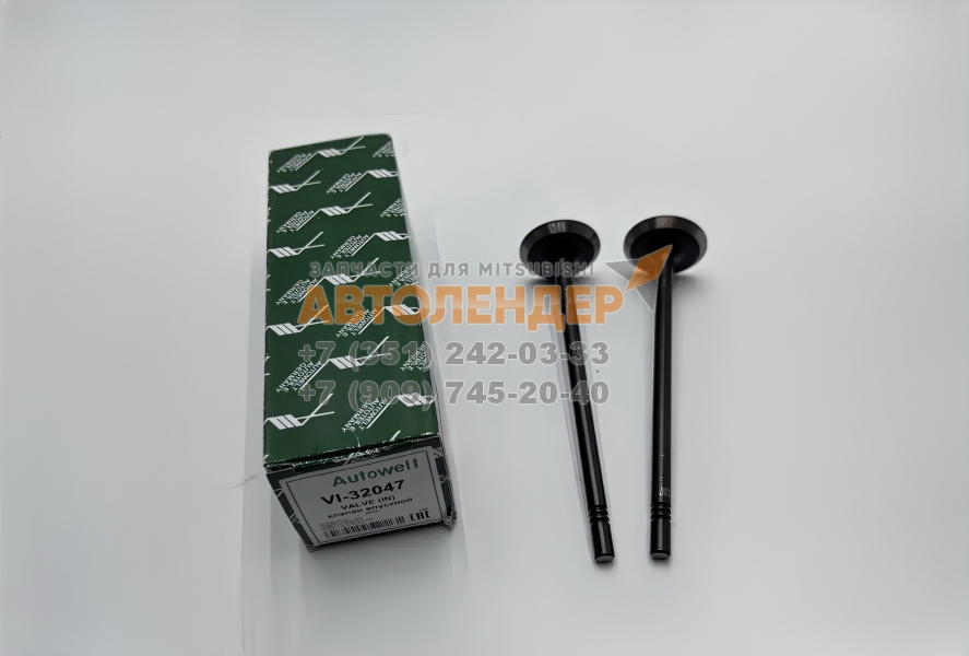 Клапан впускной MITSUBISHI ASX, Lancer X, Outlander, L200, Pajero Sport. ДВС 4N13, 4N14, 4N15. 30.5x6x121.8